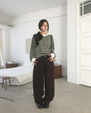 Kiba Stripe Overfit Long Sleeve T-shirt