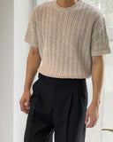 May Openwork Boucle Knit