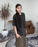 Kaya Stripe Crop Short Sleeve T-shirt