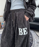 Ruth Velour Patch Training Pants