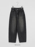 [unisex] Linon Washing Wide Denim Pants
