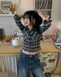 Lock Adjust Button Balloon Denim Pants