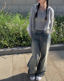 Rare Denim Washing Wide Pants