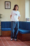 DTP Doodle Art Crop Short Sleeve Tee