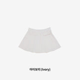 Nero pocket pleats skirt