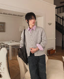 Block Haji Round Pocket Cardigan