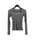 Airy Recycled Deep Round Neck Tee