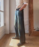 Katra Semi-Wide Denim Pants