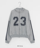 Unan Printing Track Zip-Up