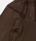 Mesh see-through string t-shirt