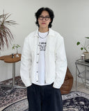 Felts Mixed Trucker Jacket