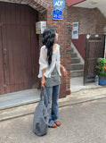 Gaku Basic Semi-Wide Bootcut Denim Pants