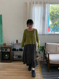 Torienne Frill Layered Long Skirt