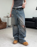 Alp Dusty Damage Denim Pants