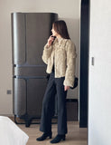 [Real Rabbit] Kerot Collar Short Fur Jacket