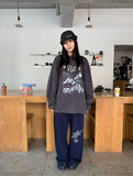 Kan Love Printing Over Long Sleeve Tee