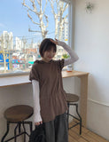 Lingel Star Hood Shirring Short Sleeve Tee