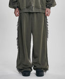 Lace Trimming Track Pants