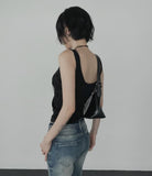 Bailon Flower Jacquard Sleeveless