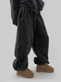 Karan Fleece Patch Jogger Pants