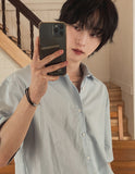 Basic Air Crop Short Sleeve Shirt