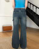 Zesty Cargo Bootcut Denim Pants