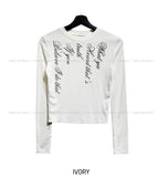 Coach Slim Lettering Long Sleeve