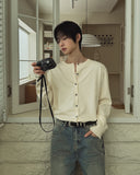 Hand Roll-up Round Cardigan