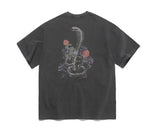 Snake Flower Pigment Short Sleeve T-shirt