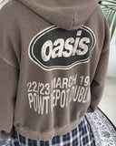 Oasis Dyeing Crop Hoodie