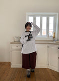 [unisex] Lima Lettering Over Long Sleeve Tee