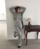 Niyu Back Pocket Bootcut Pile Pants