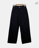 Winter Cut-out Wide Pants
