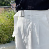 Randy linen belte slacks