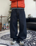 Carlin non-fade wide denim pants