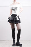 Plimer shirring off-shoulder t-shirt