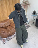 Sedon buckle check shirt jacket
