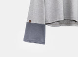Mion Stripe Color Matching Point Long Sleeve T-shirt