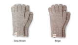 Odd Fingerhole Knit Gloves