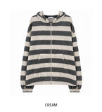 Shade Stripe Hood Zip-Up