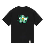 Big Drawing Letter Flower Short Sleeve Tee