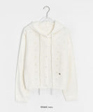 Kunik Punching Hood Knit Cardigan