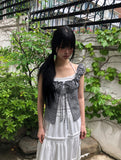 Mumon Check Sleeveless Blouse
