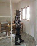 Kumu Nordic Round Collar Two-Way Knit Zip-Up