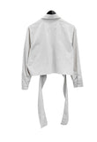 Robe Nylon Knot Crop Shirt