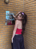 sticky knit halter sleeveless
