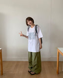 Billum Nylon Banding Wide Pants