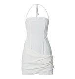 Asymmetrical Draped Dress