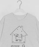 Ritsuka Dog Printing Loose Fit Short Sleeve Tee