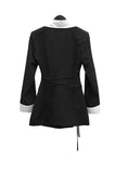 Lab Shirt Layered Wrap One Piece Jacket